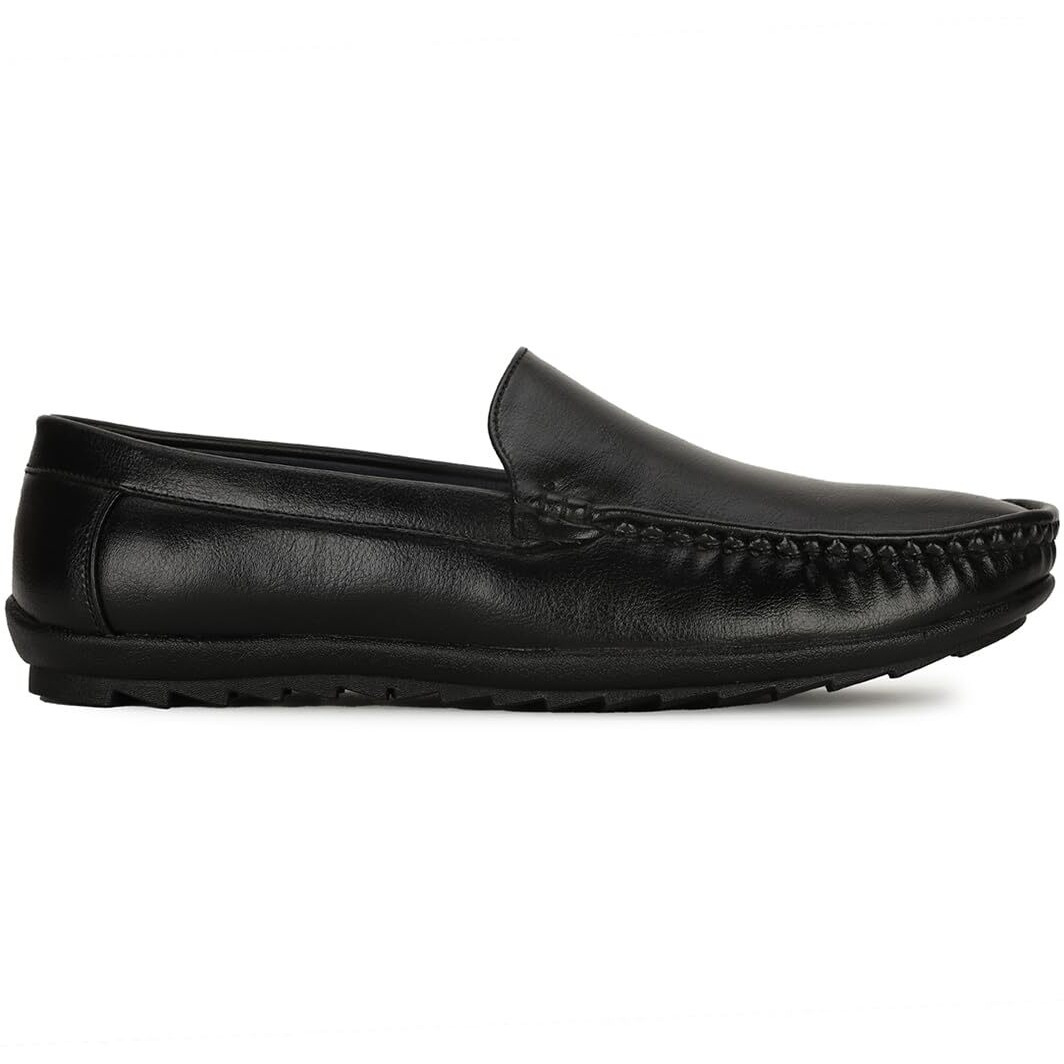 Bata Men's Formal Leather Shoes | Classic & Stylish Dress Shoes For Office, Business, And Special Occasions | Comfortable & Durable Men's Footwear Black