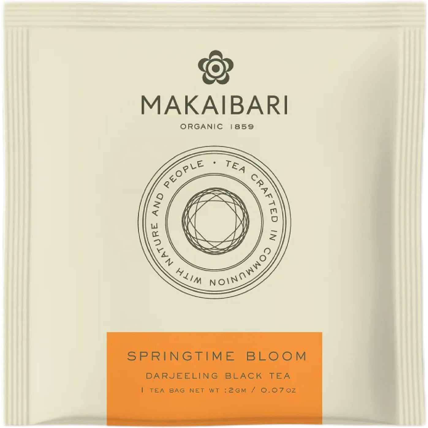 Makaibari Spring Time Bloom | 25 Tea Bags | 50 Gms | Darjeeling First Flush Black Tea | Tea Treasure