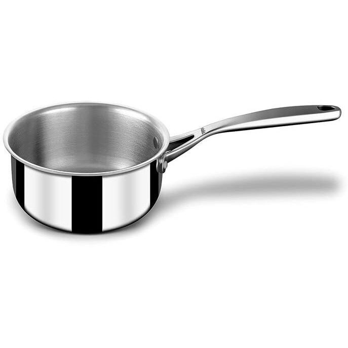 Stahl Stainless Steel Tea Pan | Triply Saucepan With Lid I Milk Pan 2.9 L | Gas & Induction Base Sauce Pan | Artisan 4220, Dia 20 Cm