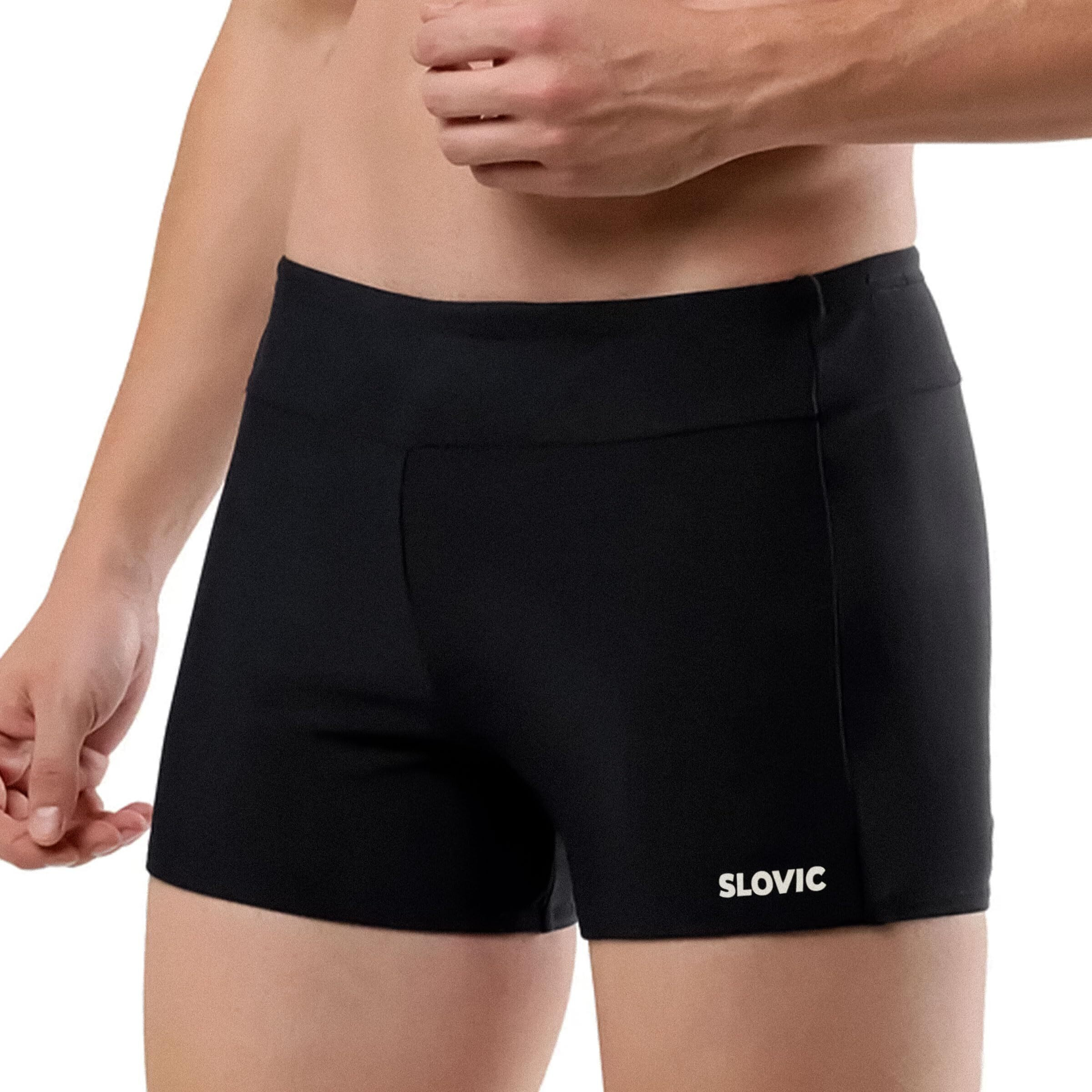 Slovic Swimming Shorts For Men | Swimming Costume For Men | Swimming Trunk, Boys Swim Suit For Men Easy Adjustable, Breathable, Quick Drying Shorts For Swimming, Running Sports Shorts | Xx-Large