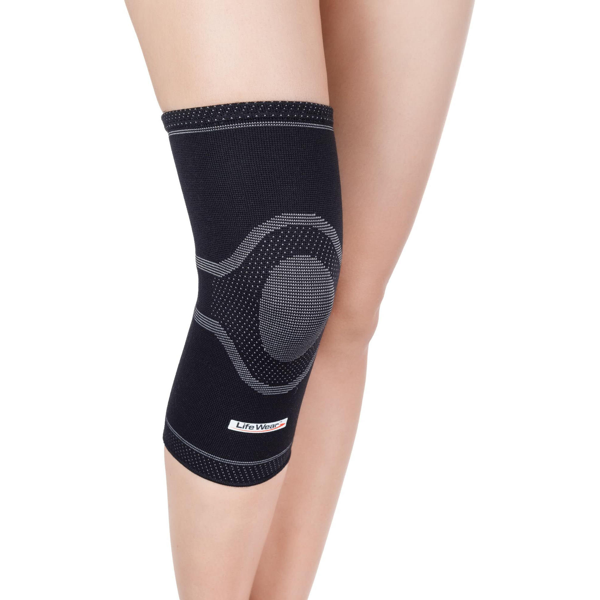 Life Wear Knee Cap For Pain Relief And Sports Support Knee Support For Men And Women Lightweight And Stretchable Knee Compression Sleeve Knee Cap For Gym And Running (S) - Pack Of 2