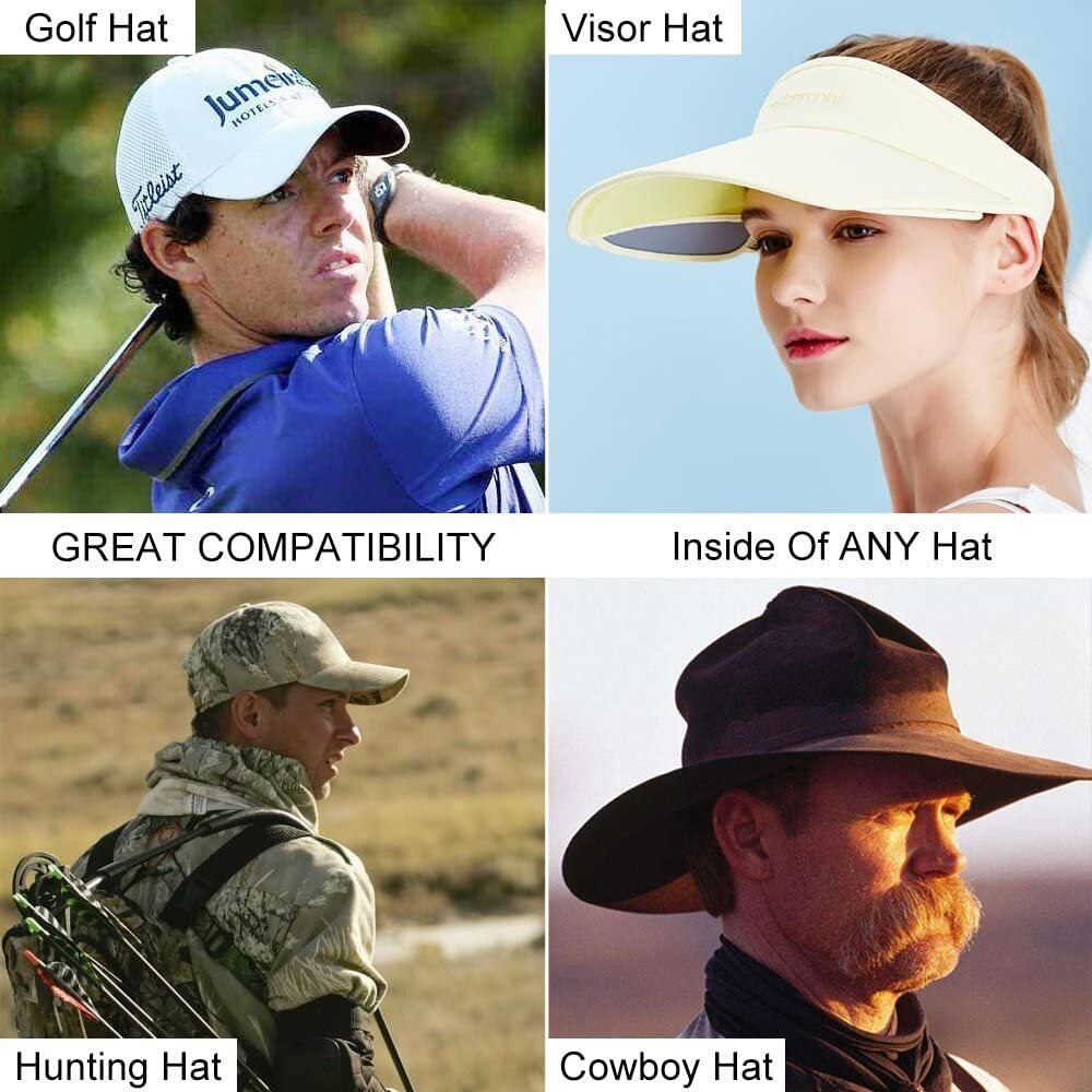 Belanto 2 Roll Collar Protector Neck Sweat Pad Antiperspirant Sticker Absorbing Sweat Pads Non-Woven Fabric Disposable Self-Adhesive Invisible Protection Hats Liner Caps Against Collar Sweat & Stains