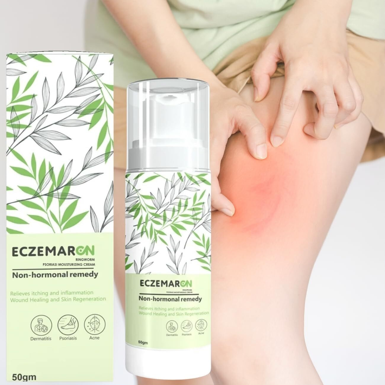 Eczemaron Fungal Cream For Men & Women Ayurvedic Itchcoat Anti Fungal Malam For Ringworm Itching Eczema Cream (Pack Of 2)