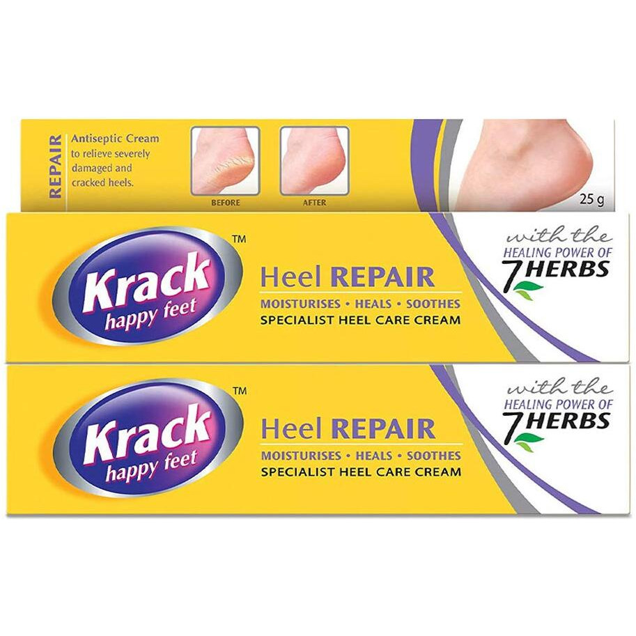 Krack Heel Repair, Ayurvedic Foot Care Cream, 25 Gm, Pack Of 2