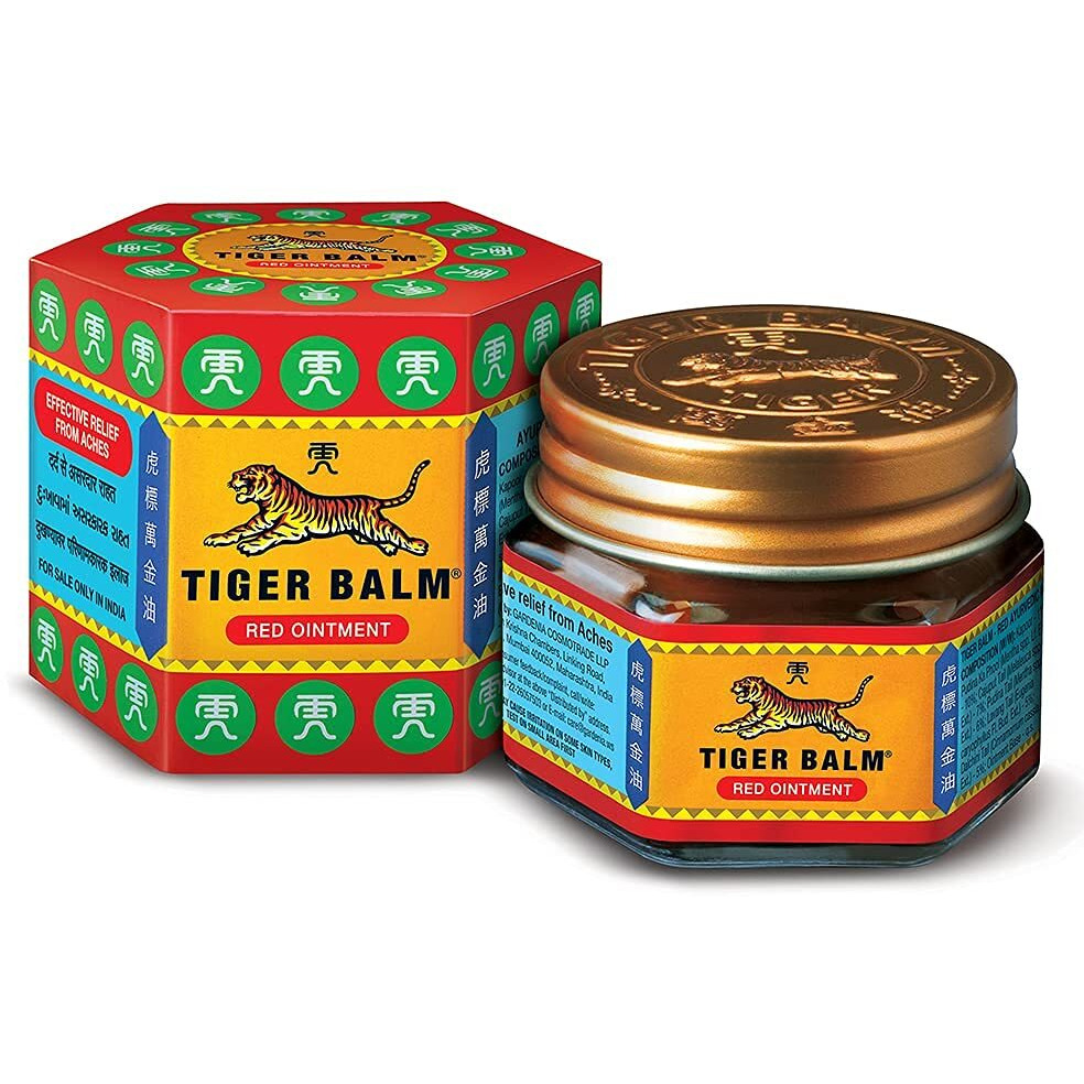 Tiger Balm Red Ointment | 21Ml Each | Pack Of 4 | Ayurvedic Pain Relief Balm | For Effective Relief From Joint Pain, Back Pain, Body Pain, Knee Pain, Muscular Ache & Sprain | Combo Pack