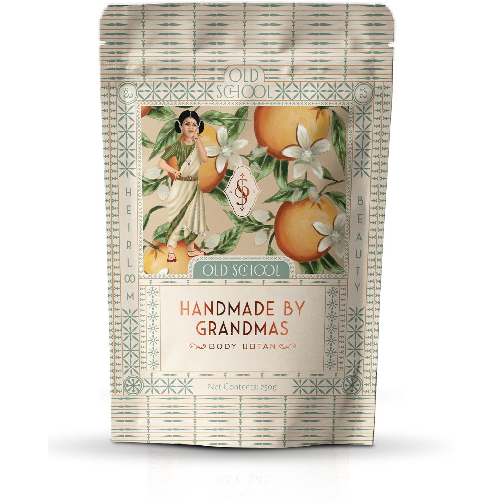 Old School Rituals Handmade By Grandmas Baby Ubtan (Natural Bath Powder) | 250 Grams | Natural Blend For Gentle Exfoliation & Nourished Skin | Natural Ubtan For Kids | Baby Bath Powder For Glowing Skin, Tan Removal, & Skin Lightening| Pure & Natural Ingredients