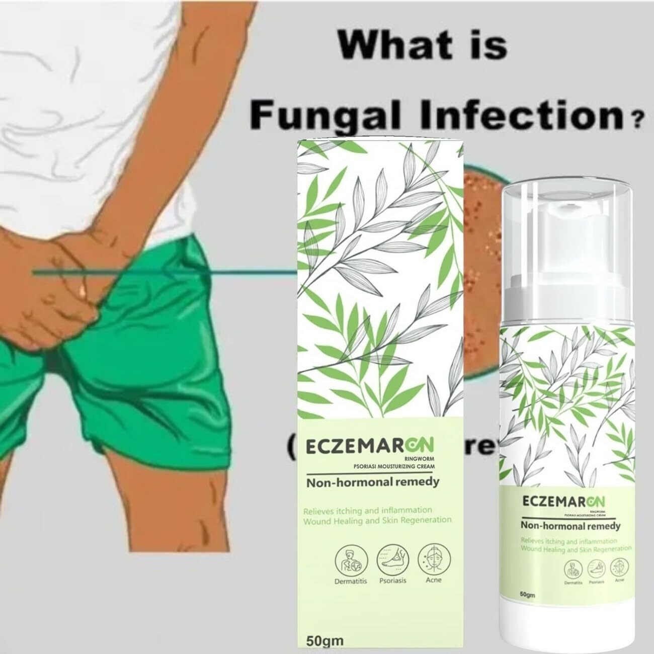 Medibar Eczemaron Fungal Cream For Men & Women Ayurvedic Itchcoat Anti Fungal Malam For Ringworm Itching Eczema Cream (Pack Of 1)