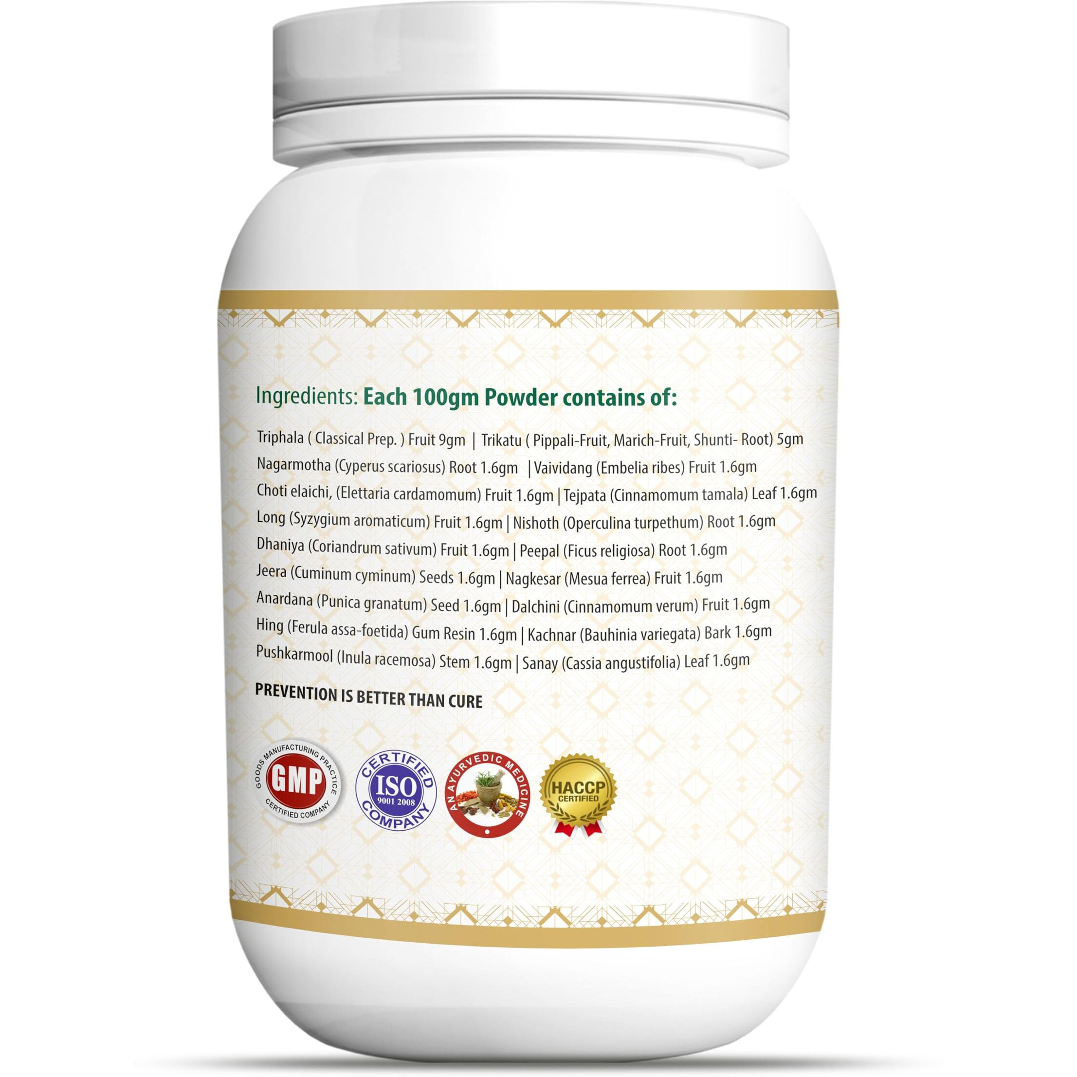 Jeena Sikho Dr Shuddhi Powder | Ayurvedic Churan For Healthy Digestion, Immunity, And Overall Wellness | Rich In Trikuta, Triphala, And Sanaye | Herbal Churan For Healthy Lifestyle, 100Gm