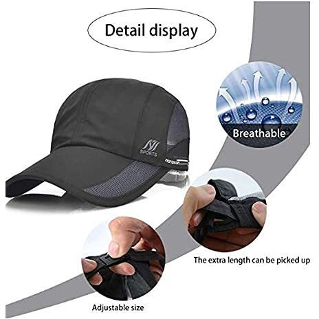 Handcuffs Unisex Caps Cotton Stylish Baseball Cap Adjustable Free Size Summer Hats For Men | Women | Sports | Running | Outdoor Activities | Hiking | Gym (Black)