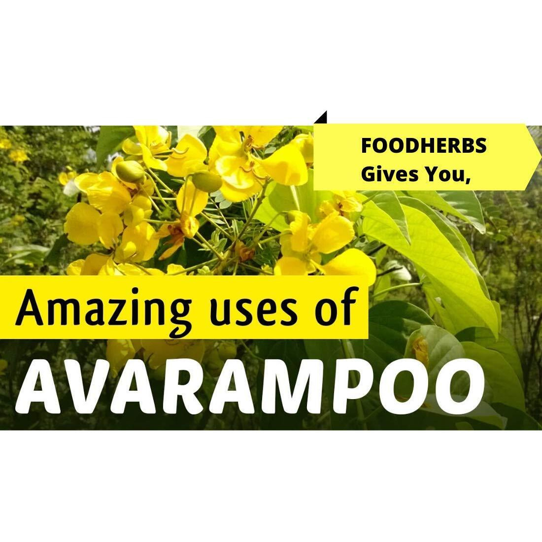 Foodherbs Avarampoo Powder | 200G | Pure Senna Flower Powder For Skin Glow, Body Coolant, Blood Purifier| Ayurvedic Wellness & Herbal Care | Avarataki | Tanners Cassia | Sonamukhi | Tangedu | Tarwar