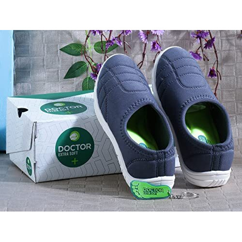 Doctor Extra Soft Memory Foam Women's Shoes For Walking Gym Training,Casual, Sports,Slip-On,Lightweight Lace Up Athletics Slipon Running Sneaker For Ladies And Girls Grey,6 Uk