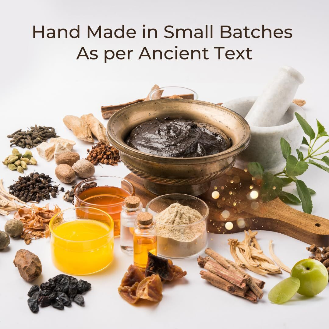 Ega Wellness Chyawanprash Handmade Helps Energy Levels Build Strength & Nourish Stamina With 54 Ayurvedic Herbs (1Kg)