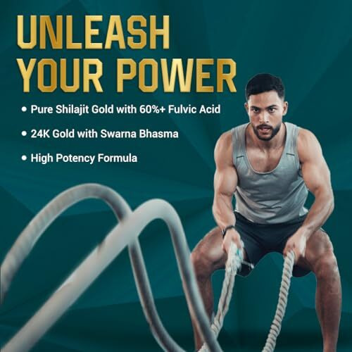 Sesa Shilajit Capsules Gold With 60%+ Fulvic Acid 100% Natural Ayurvedic Shilajit Extract Helps Boost Stamina & Strength, 120 Capsules (60 Capsule Pack Of 2)