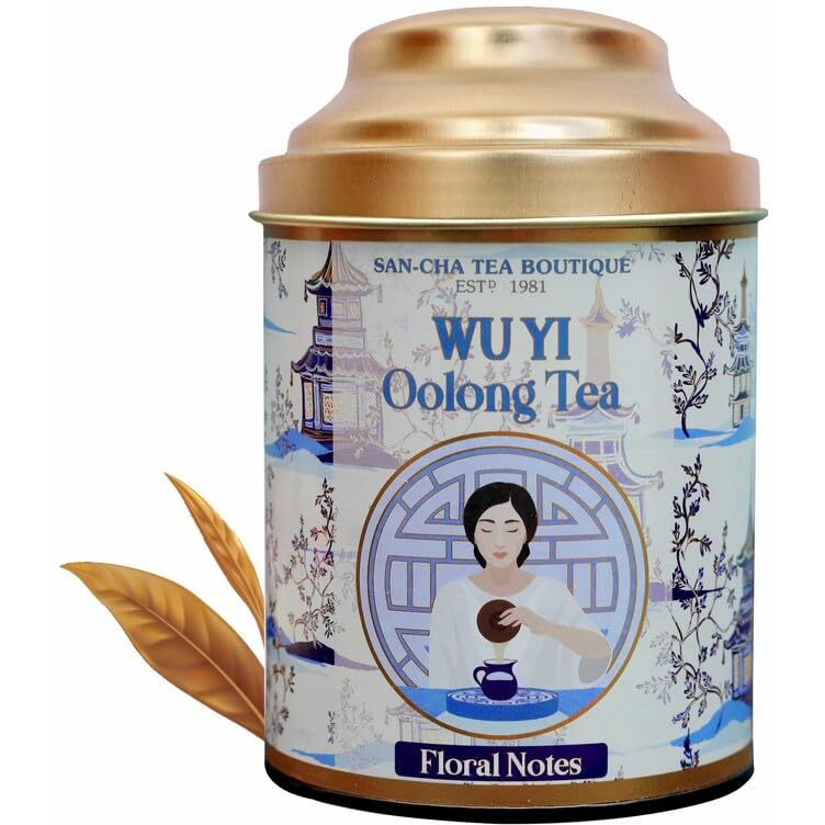 Sancha Tea Boutique, Wuyi Oolong Tea, Harvested In The Wuyi Mountains In Fujian, China, Toasty Floral Notes, Roasted Oolong Tea Leaves, Chinese Tea