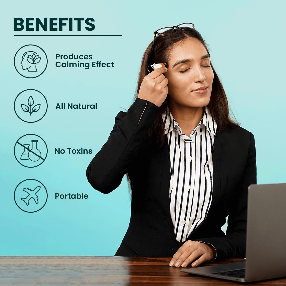 Herb Tantra Migraine Go And Cervical Roll On Combo | A Perfect Kit For Relief From Headache, Tight Muscle, Cervical | 100% Natural & Ayurvedic |Easy To Use