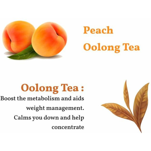 Sancha Tea Boutique, Peach Oolong Tea, Chinese Oolong, Fruity Drink, 50G Whole Leaves, Sweet & Fruity Aroma