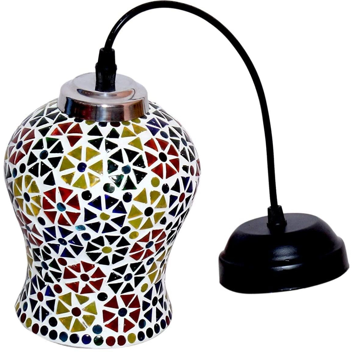 Gauvik Multi Color Hanging Pendant Lamp/Hanging Lamp/Ceiling Light For Bedroom, Living Room, Restaurants, Dining, Coffee Shop, Home And Office. (With Bulb)