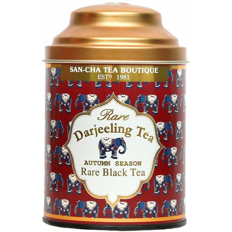 Sancha Tea Boutique, Rare Darjeeling Tea, Autumn Season Harvest, Intense Floral Notes Like A Marigold Flower, Golden Orange Pekoe, 100G Loose Leaf Tea