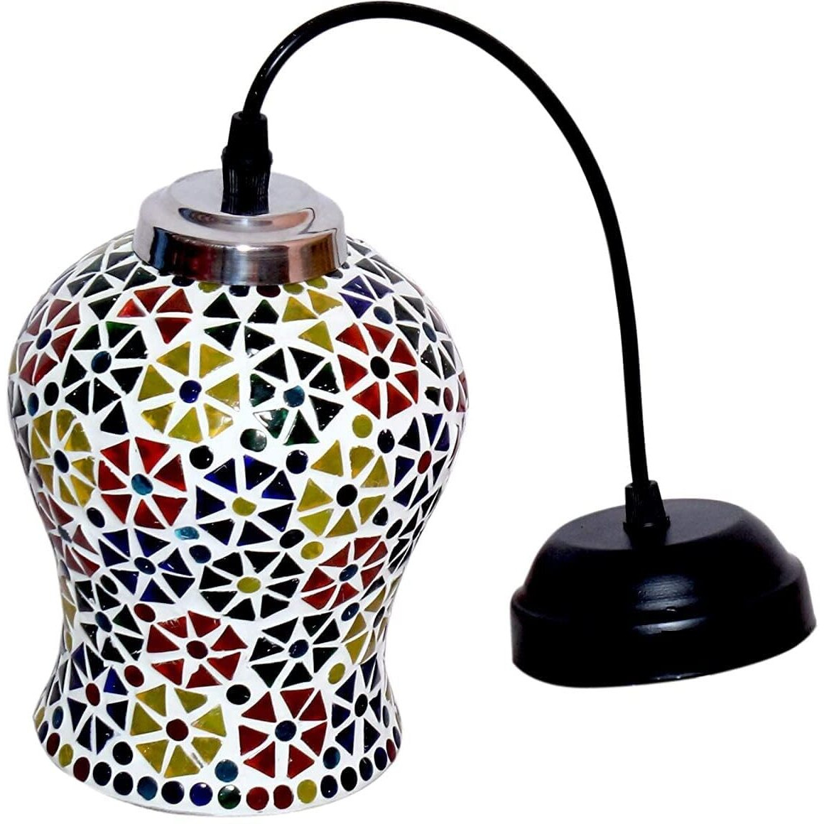 Gauvik Multi Color Hanging Pendant Lamp/Hanging Lamp/Ceiling Light For Bedroom, Living Room, Restaurants, Dining, Coffee Shop, Home And Office. (Pack Of 1) (Bulb Not Included)
