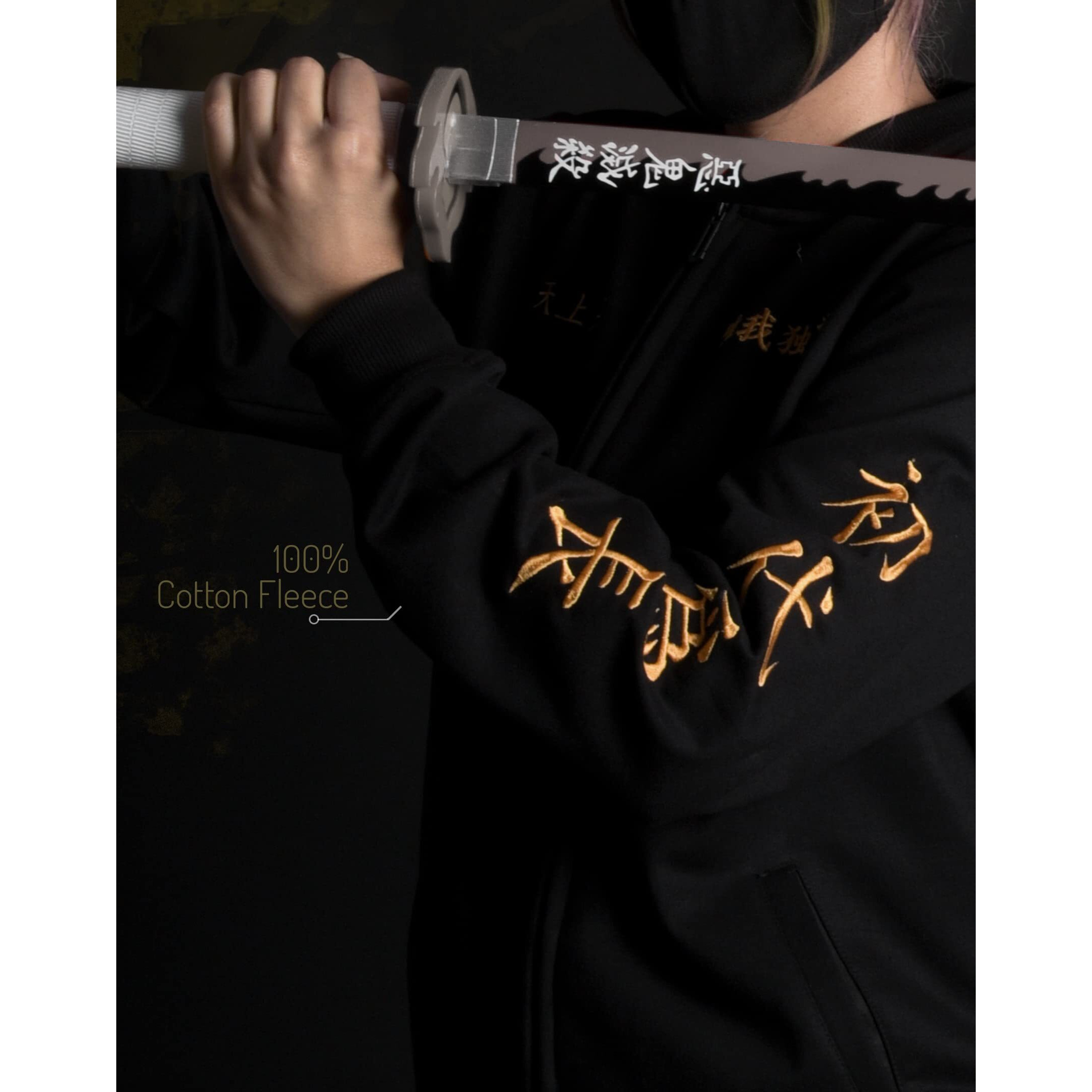 Comicsense.Xyz Polycotton Unisex Tokyo Revengers Embroidered Anime Jacket For Men And Women, Tokyo Manji Cosplay Anime Bomber Jackets - Large