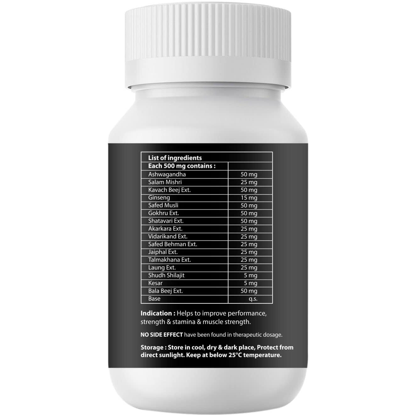 Super Act 99 - Ayurvedic Shilajit Gold 60 Capsules | Vigour, Strength & Stamina Booster For Men | Enhances Performance | Enriched With Kesar, Ashwagandha, Gokshura & Safed Musli | Relieves Stress & Anxiety