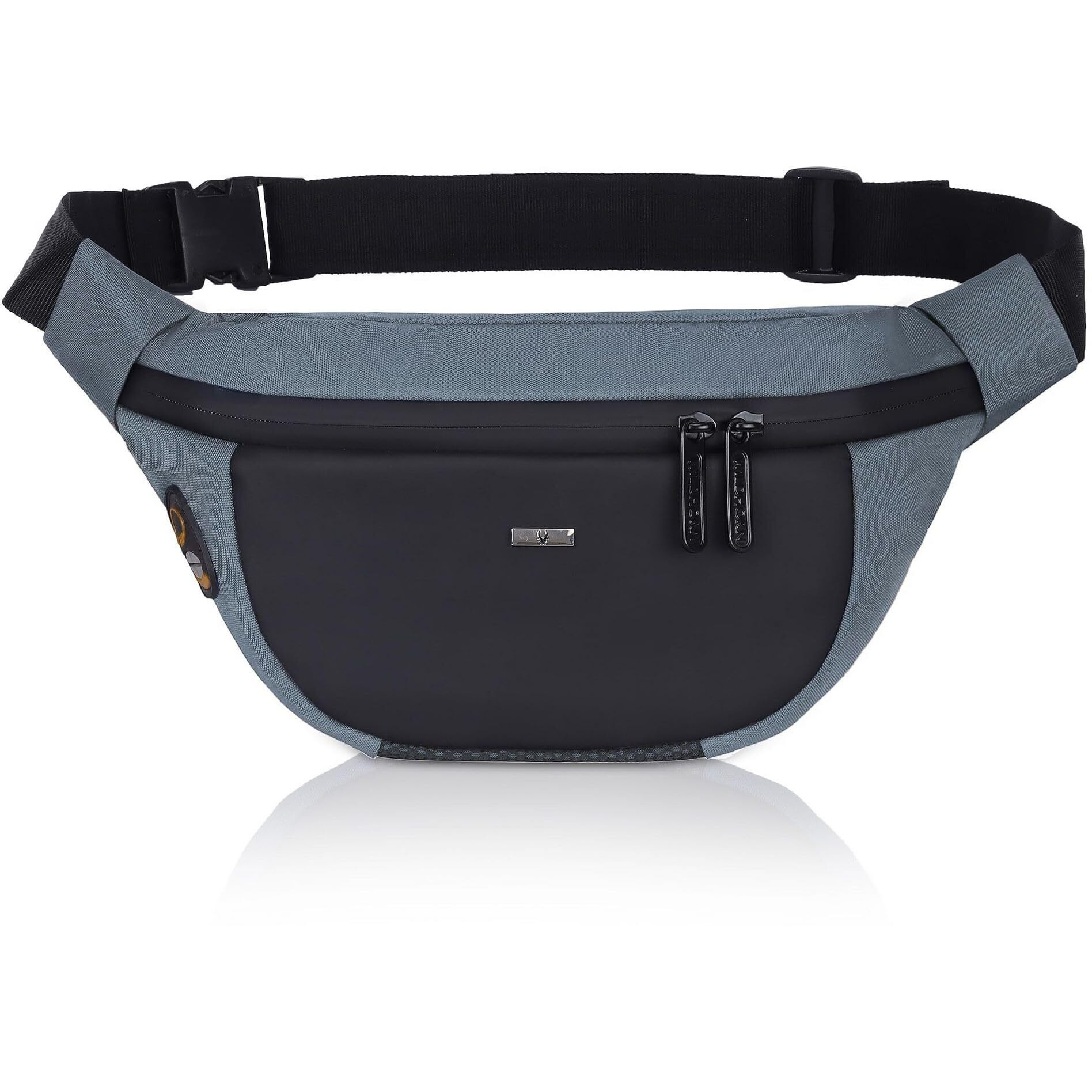 Wildhorn 2.4L Waist Bag For Men Women I Headphone Hole I Ultra Strong Stitching, Sturdy Zippers, Waterproof, Fanny Pack For Hiking Travel Camping Running Sports With Adjustable Strap (Light Blue)