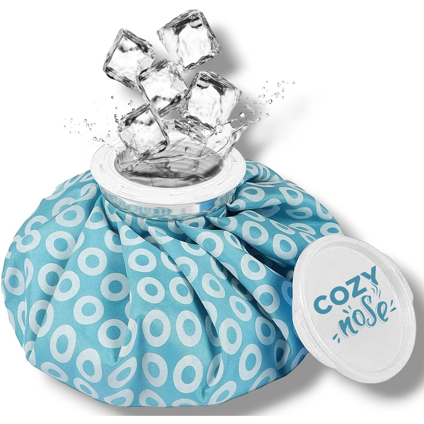 Cozy Nose - Hot Water Bag | Cold Ice Bag For Pain Relief, Injuries | First Aid, Sports Injury, Headache, Fever, Neck Knee & Back Pain Relief Therapy | Leak-Free Closure - Assorted Colours (9 Inch)