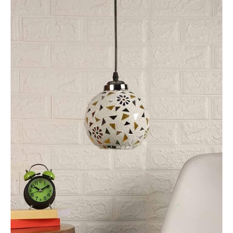Gauvik Robin With Bulb Pendant Lamp/Hanging Lamp/Ceiling Light For Bedroom, Living Room, Restaurants, Dining, Coffee Shop, Home And Office.(Pack Of 1)