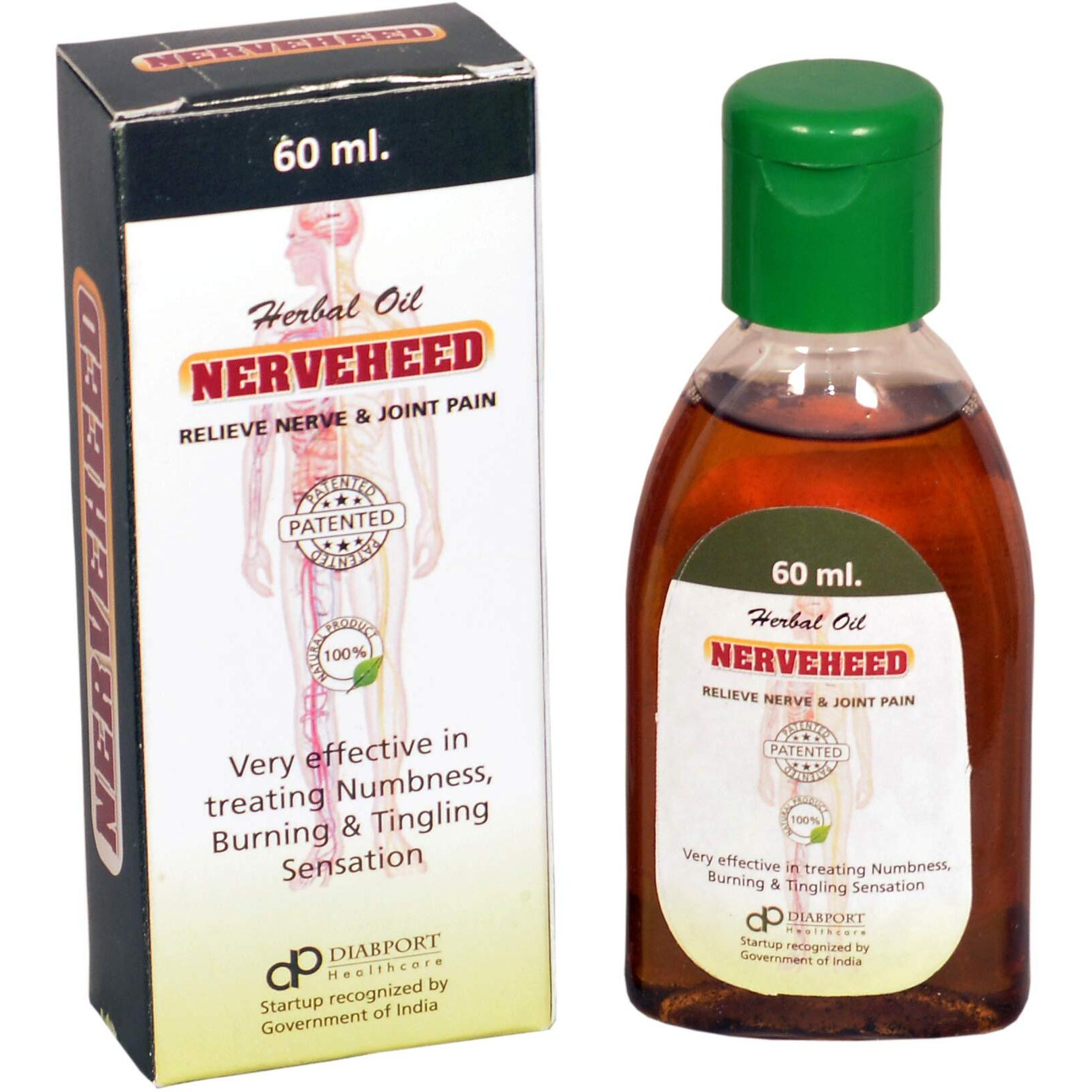 Diabport Healthcare Nerveheed Pain Relief Ayurvedic Oil For Nerve And Joint Pain