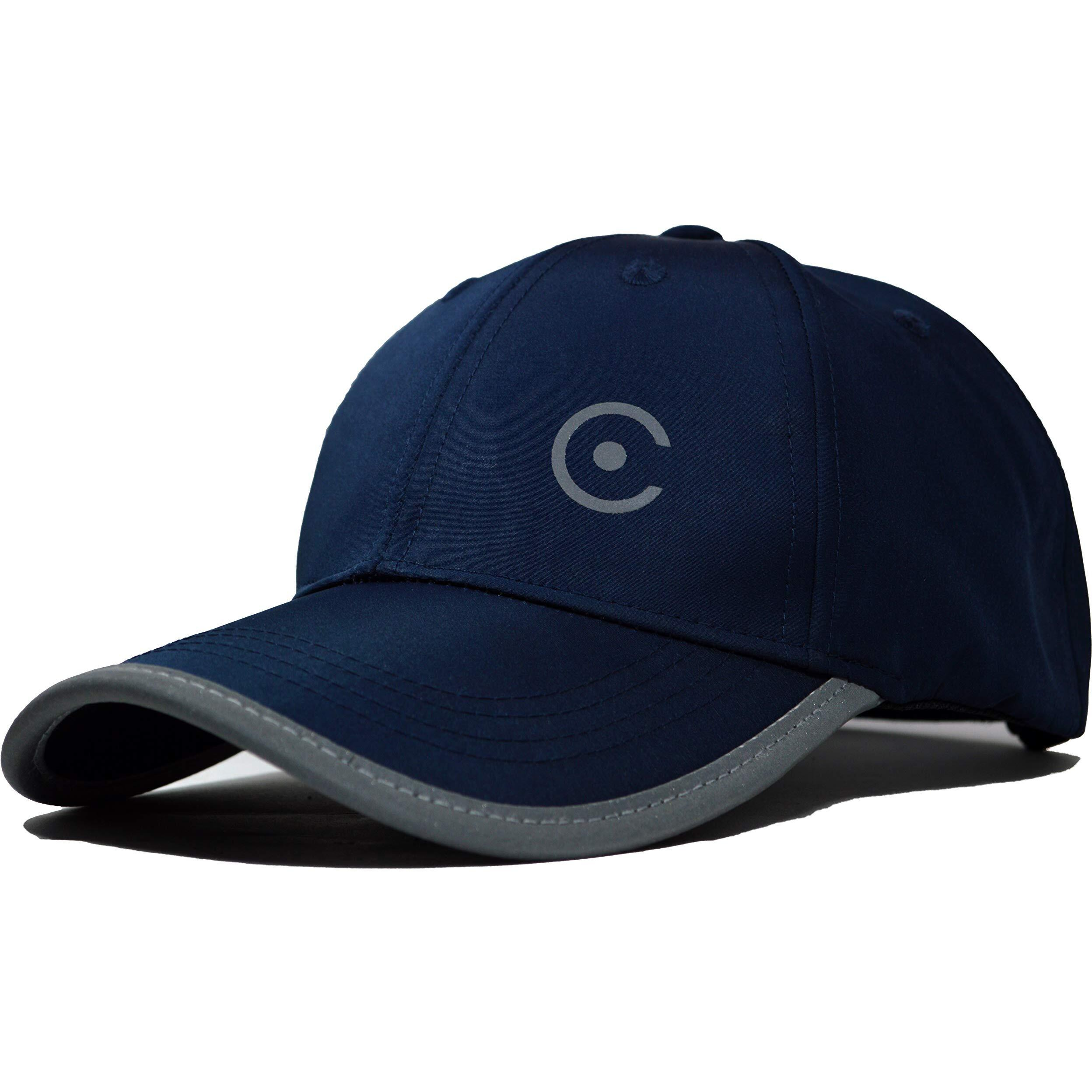 Coreteq Polyester Unisex Water Resistant Rapid Dry Lightweight Sports Cap With Adjustable Strap (Pack Of 1) (Marine Blue, Free Size)