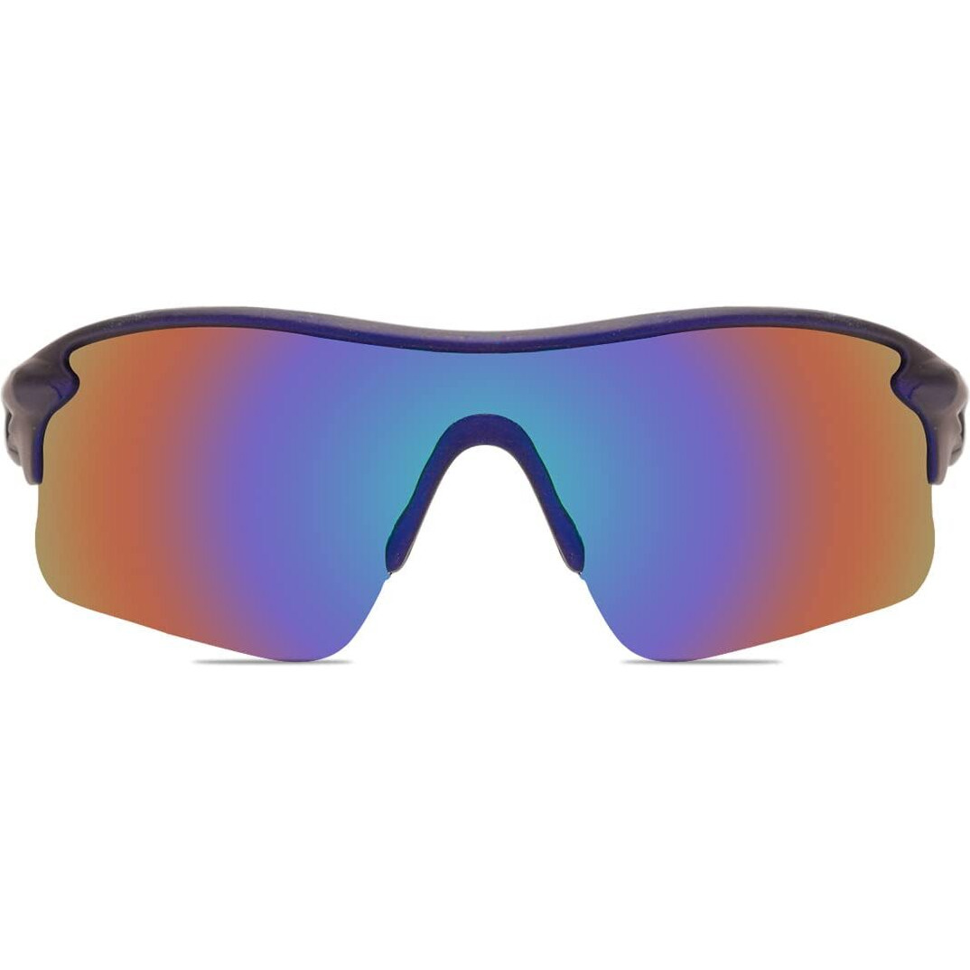 Roshfort Mens Sports Non-Polarized Sunglasses Uv Protection Sunglass For Men Cycling Running Driving Fishing Glasses (Blue), Large