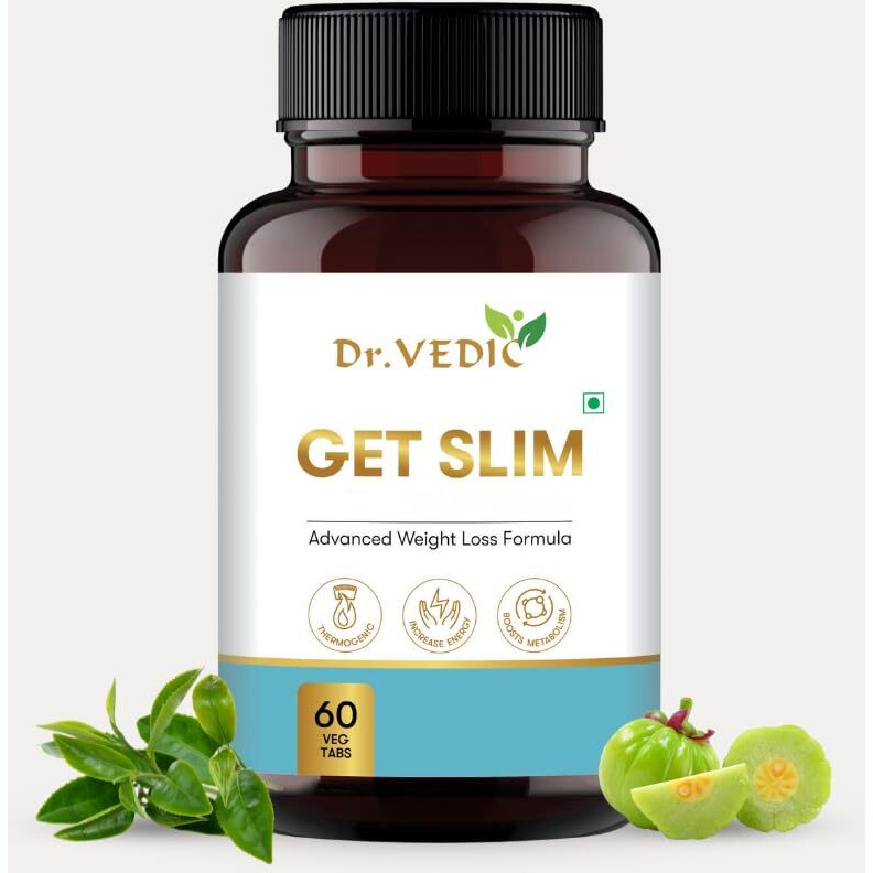 Dr Vedic Tablets | Natural Ingredients With Garcinia, Green Tea, Coleus & More | (60 Tablets) (Pack Of 1)