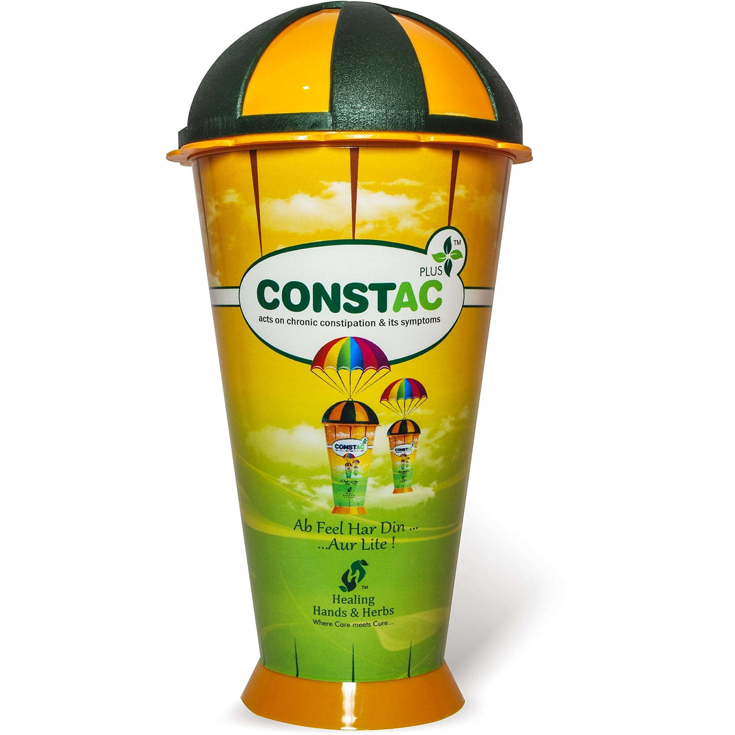 Constac Plus Healing Hands - For Relief In Chronic Constipation - Strong, Safe, Clinically Proven Ayurvedic Granules 100G