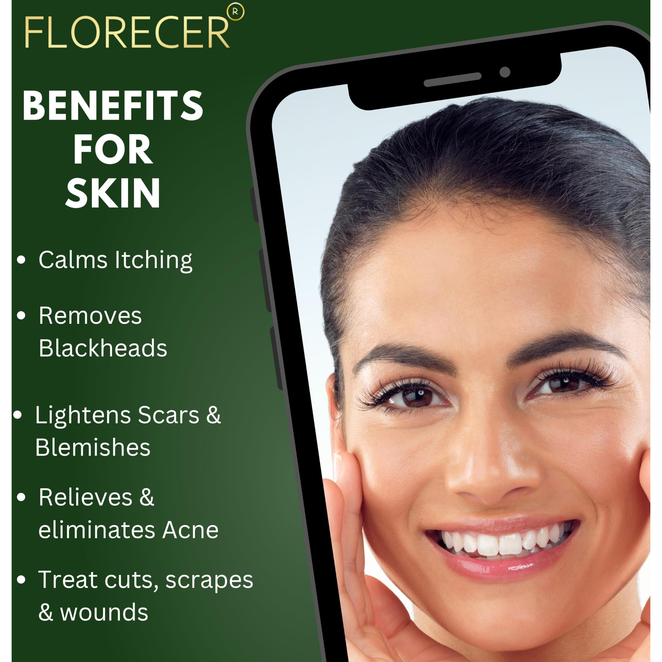 Florecer Tea Tree Essential Oil For Hair, Face, Skin,100% Pure And Natural, Therapeutic Grade- 15 Ml