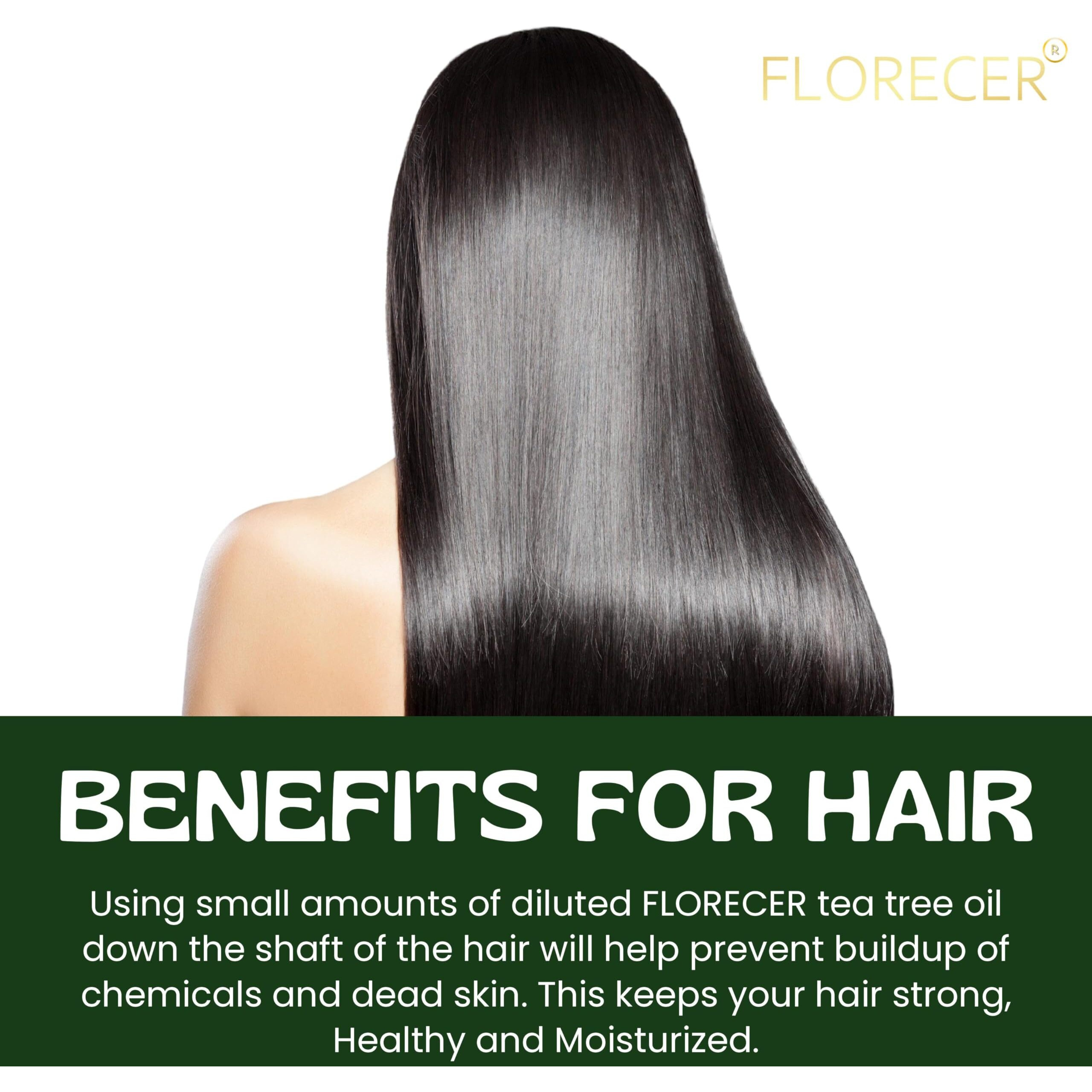 Florecer Tea Tree Essential Oil For Hair, Face, Skin,100% Pure And Natural, Therapeutic Grade- 15 Ml