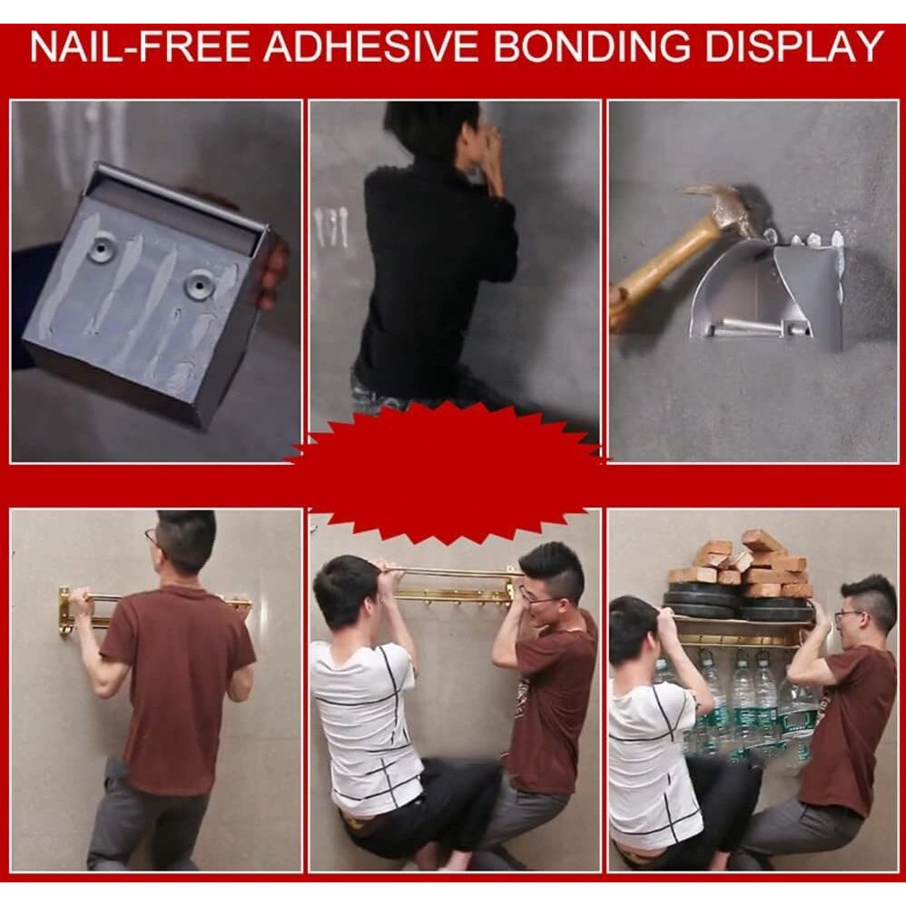 SHOPVILLA All Purpose Glue, Nail Free Glue Adhesive Sealant, Nailfree Glue, Ultra-Strong Instant Sealant Glue, Multifunctional Adhesive Glue Universal Super Strong Glue for Resin Ceramic Metal Glass