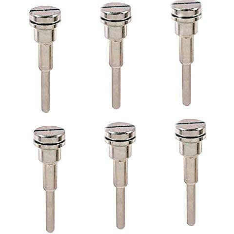 DIY Crafts Silver, Pack of 4 Pcs, Shank Arbor Cut-Off Wheel HSS Mandrel Holder Fit DIY Tools (Silver, Pack of 4 Pcs)