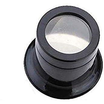 DIY Crafts Pack of 6 Pcs, Black Transparent, 2 Pcs Magnifier Black Eye Loupe 10X Jewelry Watch Tools Loop Magnifier Wa(Pack of 6 Pcs, Black Transparent)