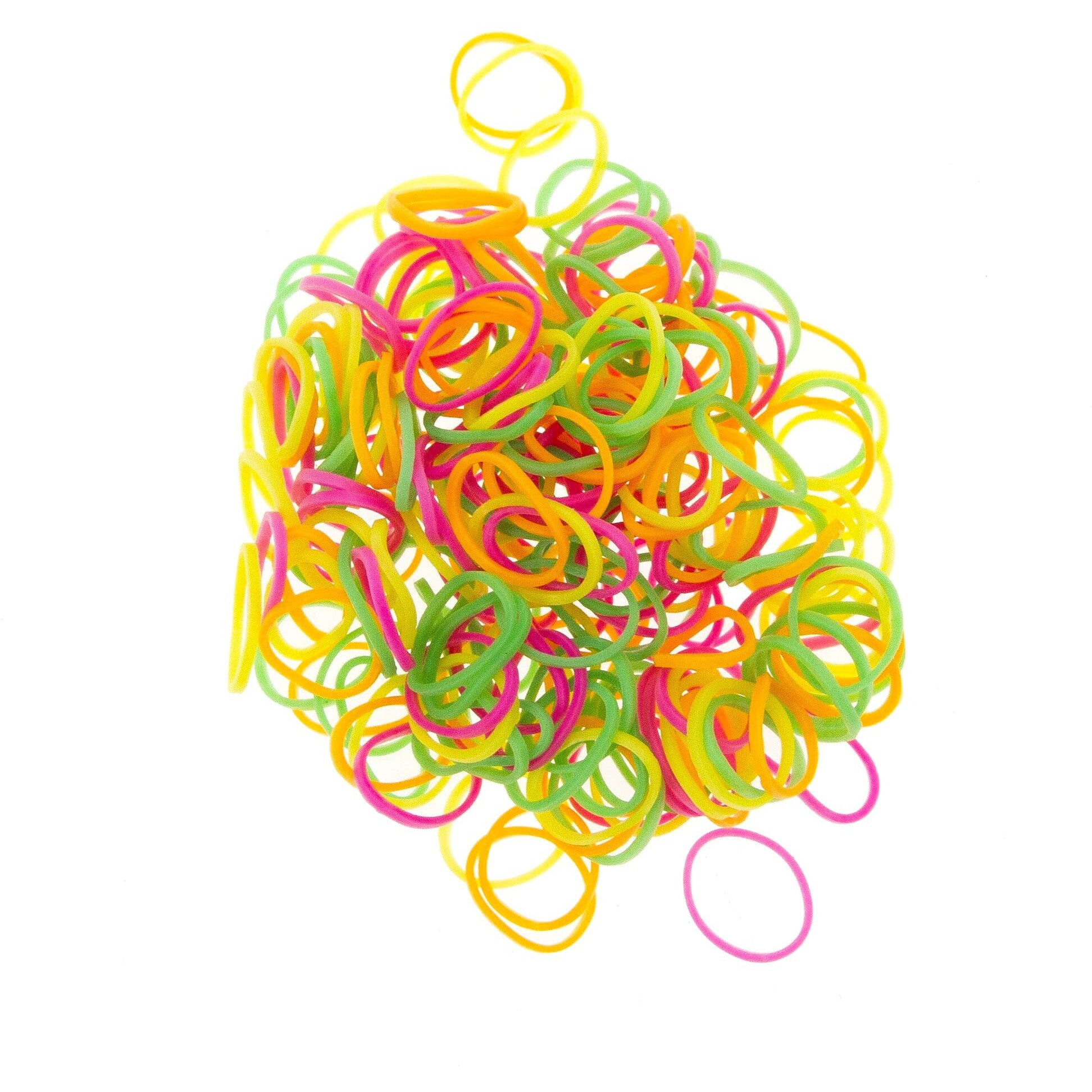 Arushi Rubber Bands for Office, Home and Kitchen (Multi Color, 4 Inch) Pack of 200 Grams (4 Inch)