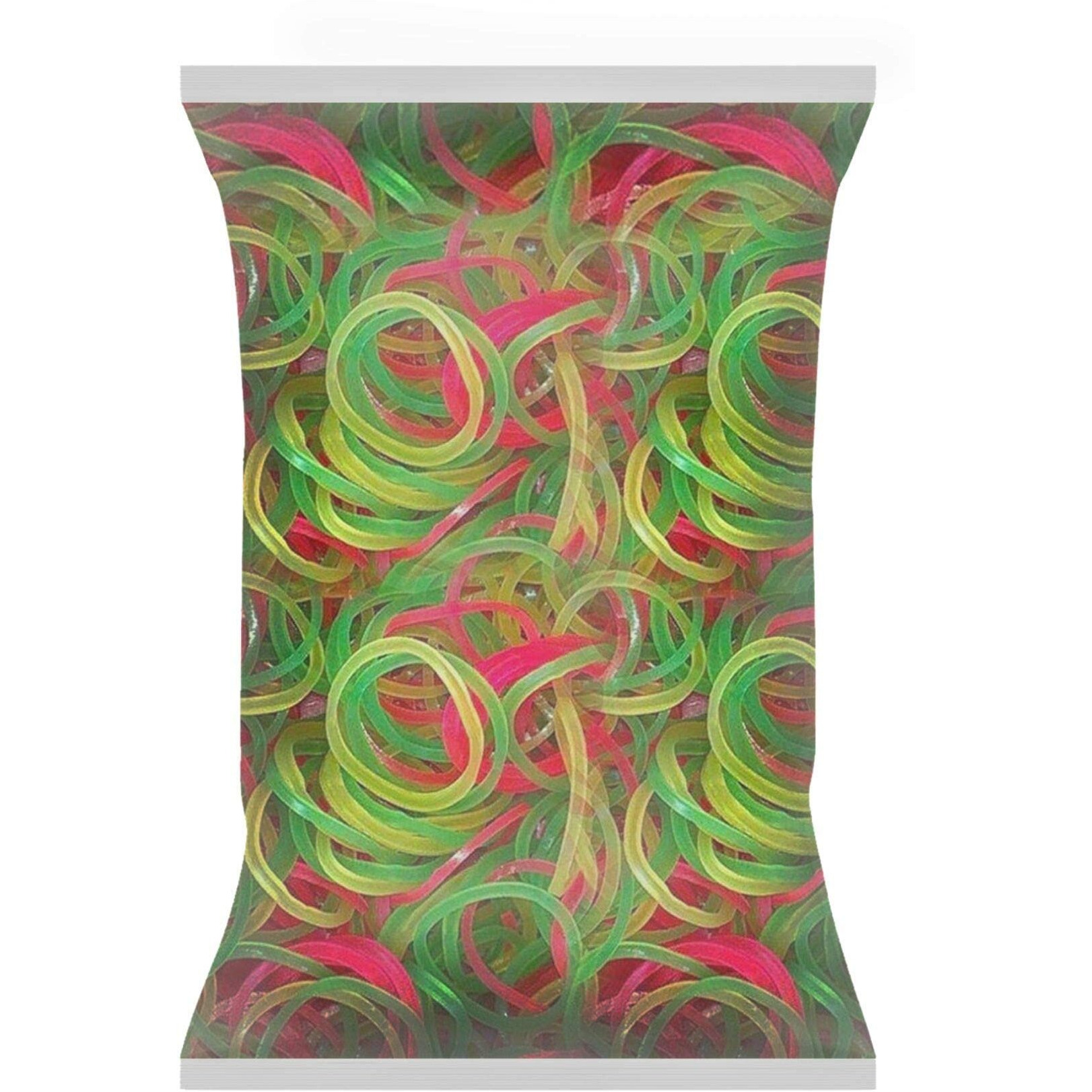 Arushi Rubber Bands for Office, Home and Kitchen (Multi Color, 4 Inch) Pack of 200 Grams (4 Inch)