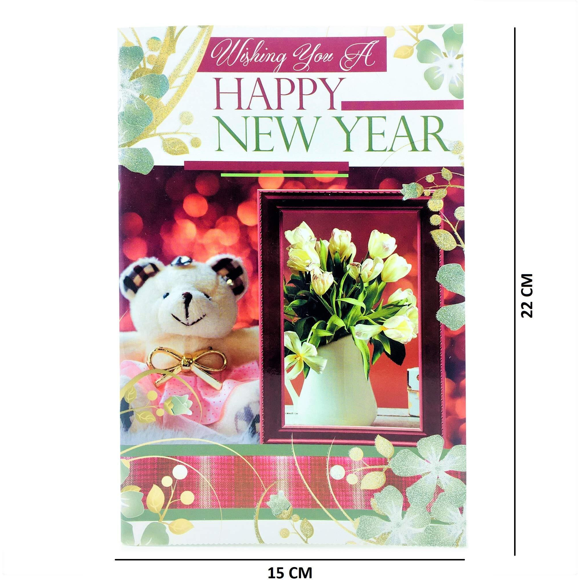 Almoda Creations Happy New Year Premium Greeting Card (F5)