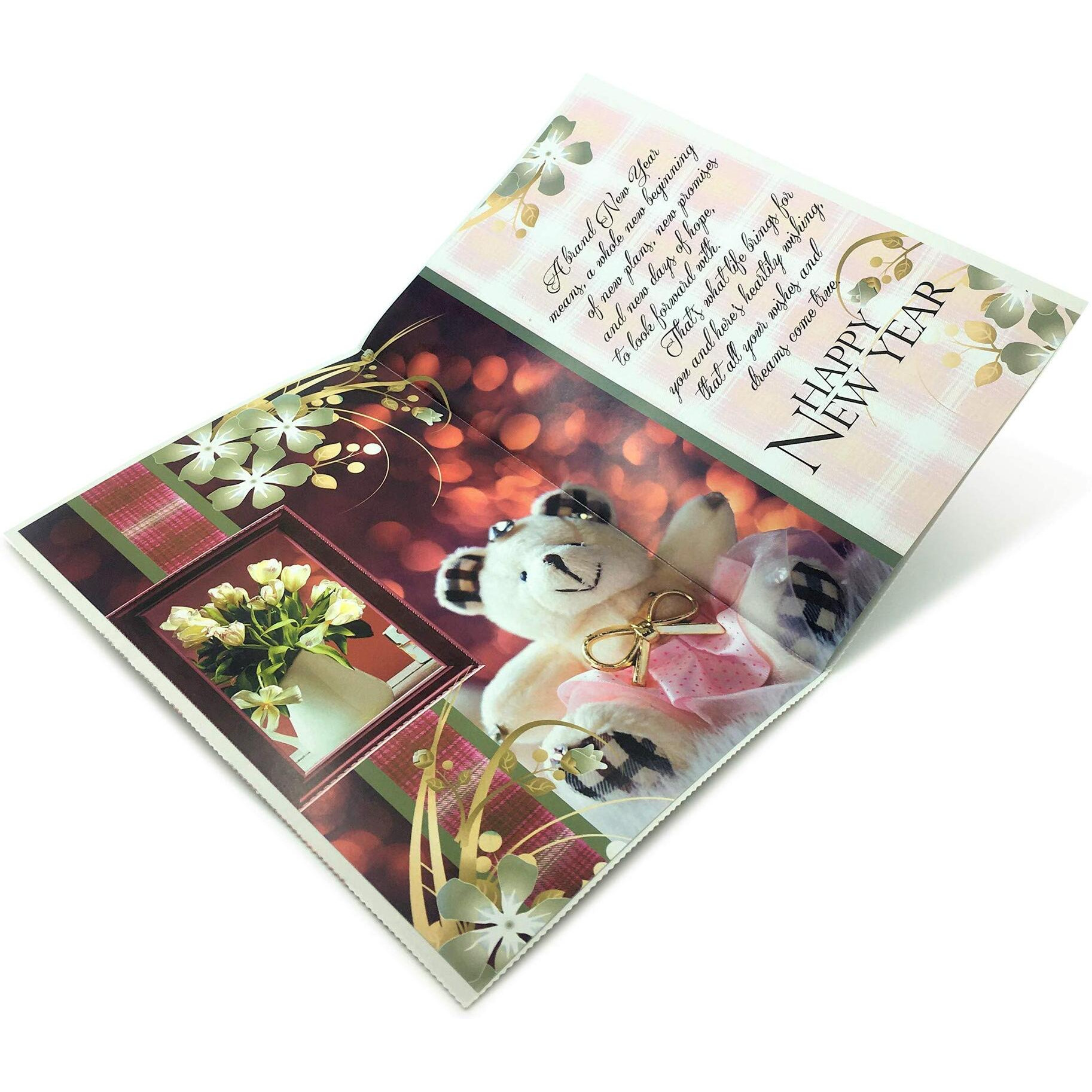 Almoda Creations Happy New Year Premium Greeting Card (F5)