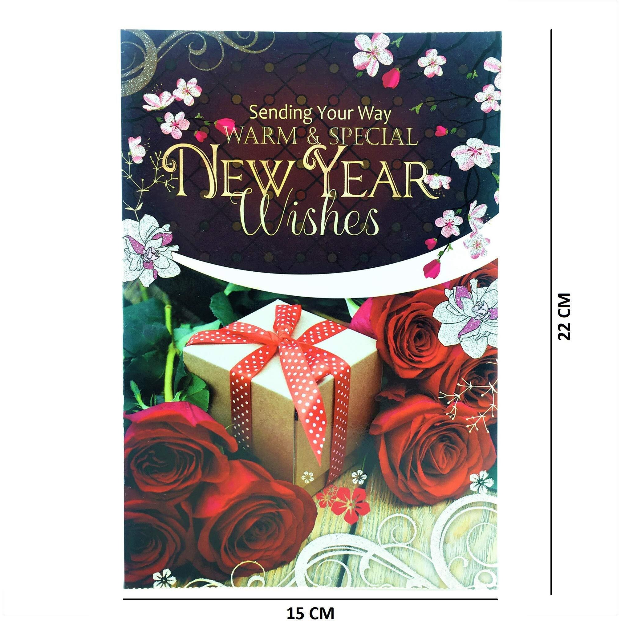 Almoda Creations Happy New Year Premium Greeting Card (F2)