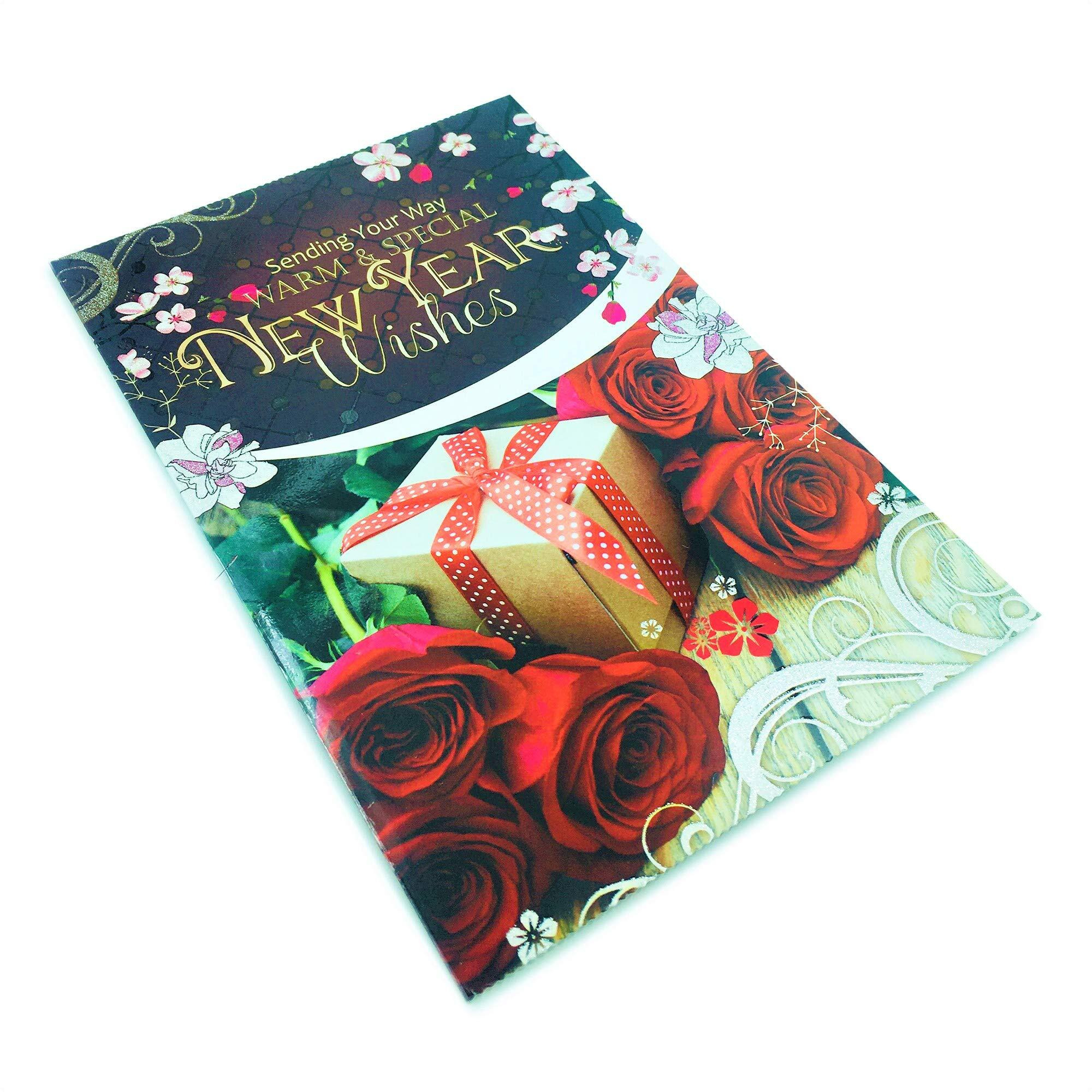 Almoda Creations Happy New Year Premium Greeting Card (F2)