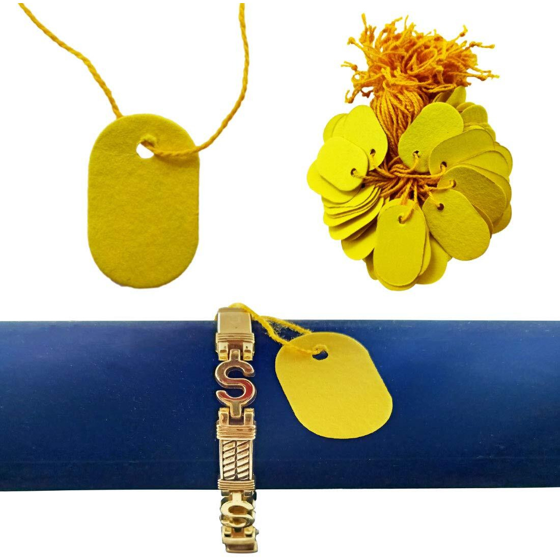 DIY Crafts Pack of 200 Pcs, DIY Crafts Tie Label Paper Tag For Jewellery Retail Shops Kitchen Clothes Content Label, Good (Pack of 200 Pcs, DIY Crafts)