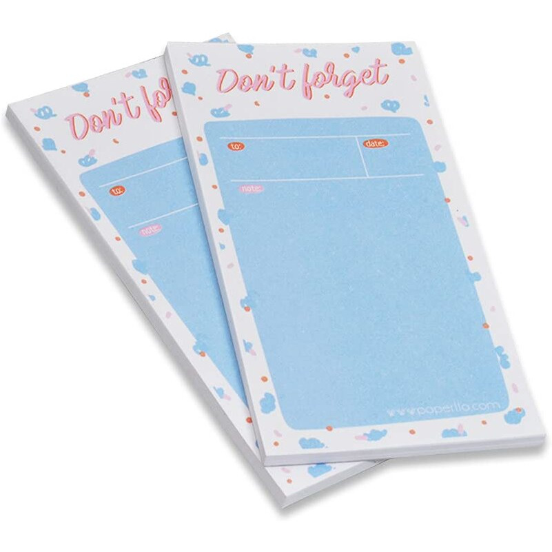 COI Notes Pads Small to-Do List Notepad Planning Notes for Fridge, Grocery List, Shopping List, to-Do List, Reminders Set of 4