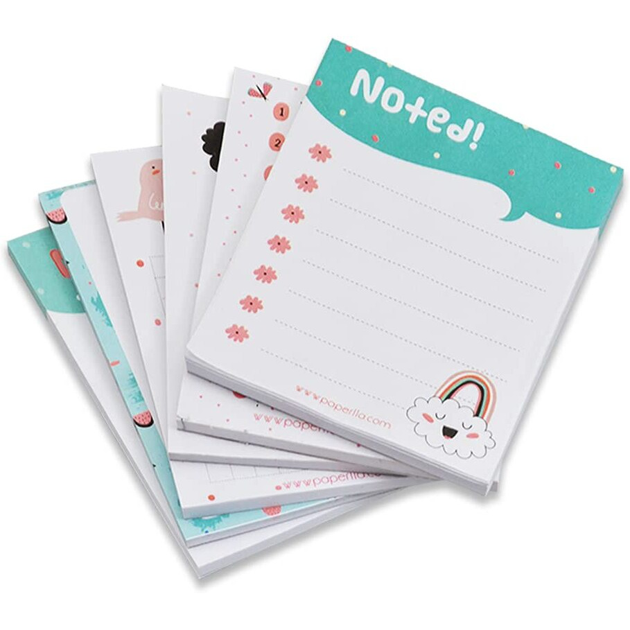 COI Writing Pad Undated Planner, Daily Agenda, Focus, and to Do List Notepad with Daily Checklist - Set of 6 Pads