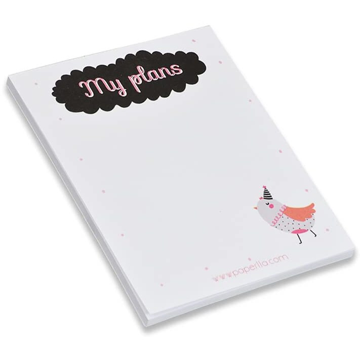 COI Writing Pad Undated Planner, Daily Agenda, Focus, and to Do List Notepad with Daily Checklist - Set of 6 Pads