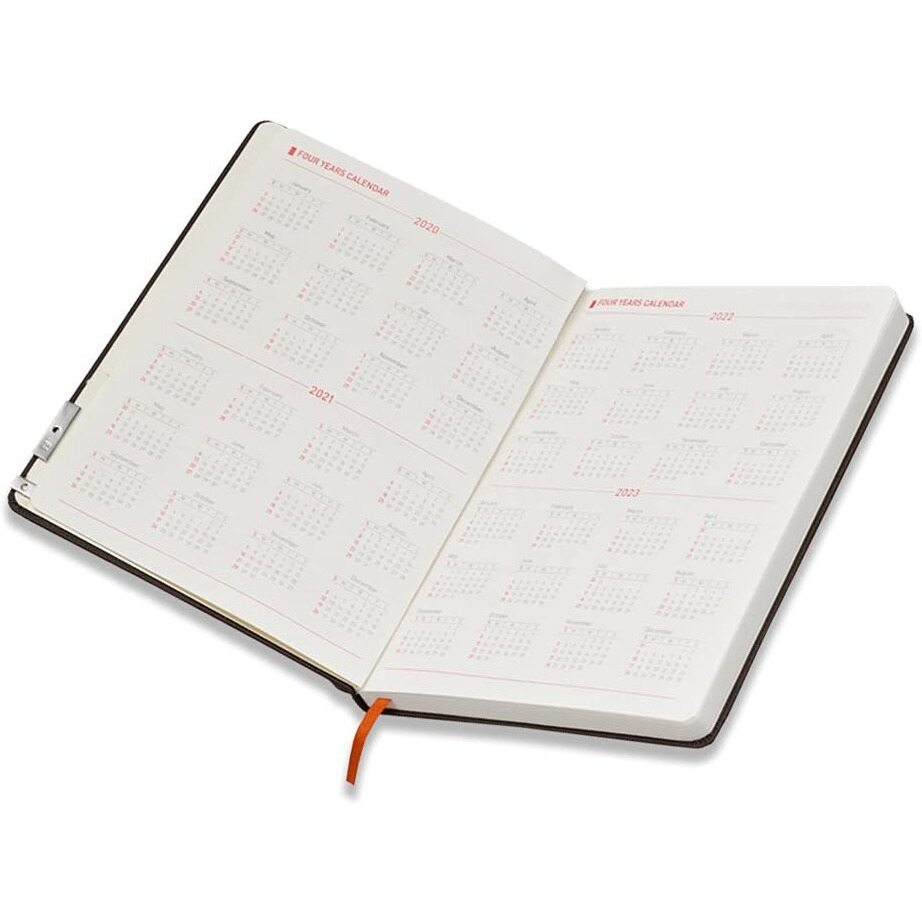COI Brown A5 Undated Notebook for Girls | Women | Teachers Gift of Love with Pen