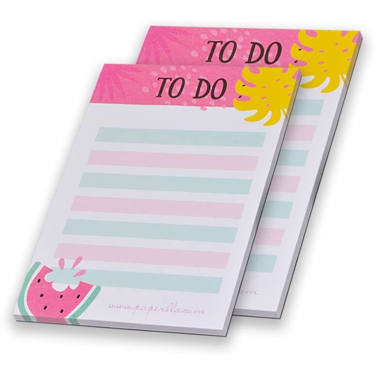 COI MEMO Pads Travel Diary, NOTEPADS for Writing Notes Daily Planner Gift for Office School Stationery Items Set of 4